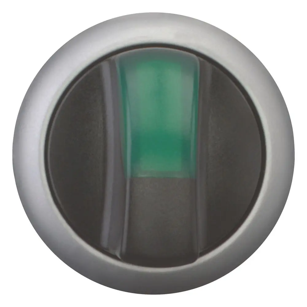 Produktfoto 1 von Eaton RMQ Titan Wählschalterkopf Grün 3-Positionen 22mm Drehschalter Rastend