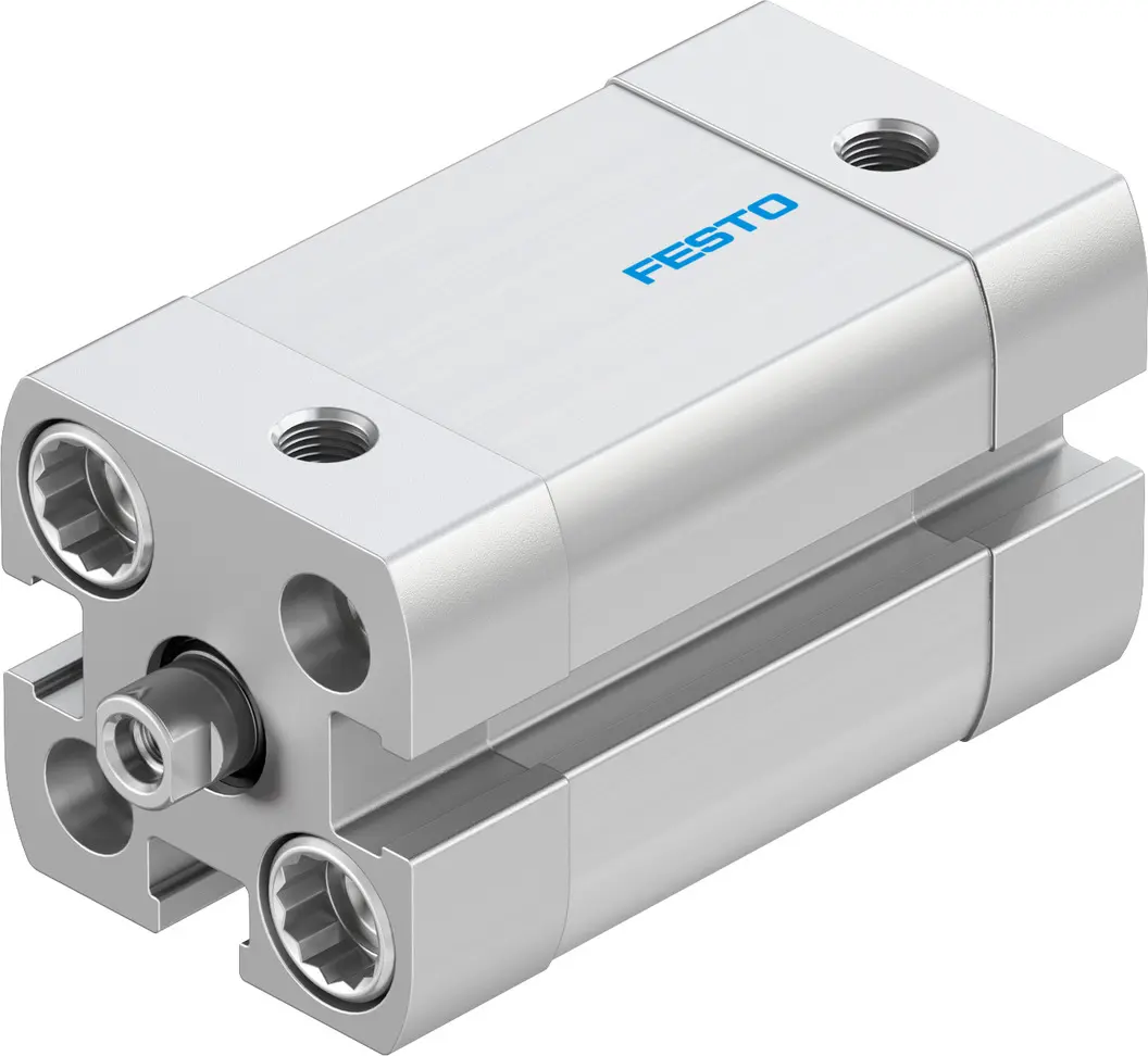 Produktfoto 1 von Festo ADN 536213 Pneumatikzylinder 15 mm Doppeltwirkend, Bohrung Ø 12 mm, bis 10 bar