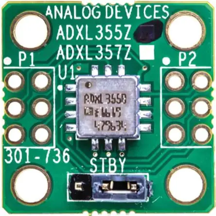 Produktfoto 1 von Analog Devices ADXL355 Evaluierungsplatine, Evaluierungsplatine Entwicklungstool Sensor, Beschleunigungssensor für