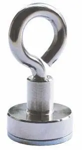 Produktfoto 1 von Eclipse Neodym Magnet 180 N Haken B. 25 mm D 7 mm, L. 49 mm