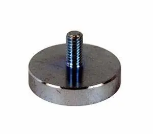Produktfoto 1 von Eclipse Neodym Magnet 350 N Außengewinde B. 32 mm D 7 mm, L. 18.5 mm