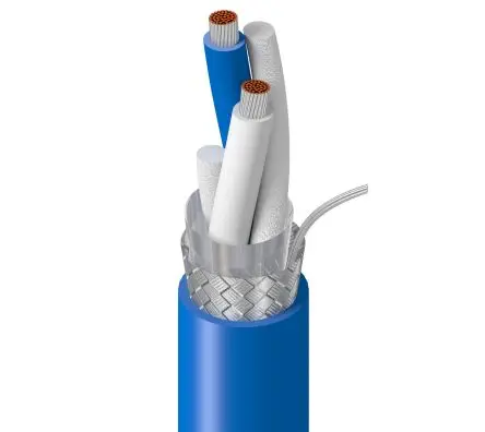 Produktfoto 1 von Belden 9463 Flammhemmend Geschirmt Twin-Axialkabel Polyethylen Blau 305 m 78 Ω 6.05 mm Außen-ø