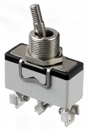 Produktfoto 1 von APEM Panel Kippschalter 1-poliger Umschalter, Ein-Ein, 250 V ac, 10A, Schraube