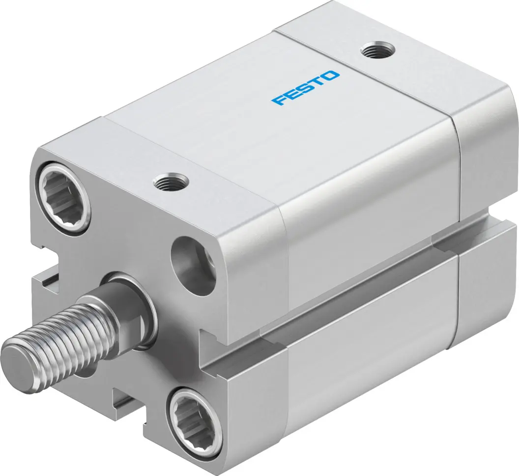 Produktfoto 1 von Festo ADN 536254 Pneumatikzylinder 20 mm Doppeltwirkend, Bohrung Ø 25 mm, bis 10 bar