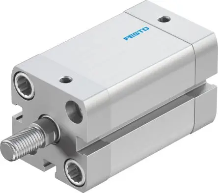 Produktfoto 1 von Festo ADN 536256, M5 Pneumatikzylinder doppeltwirkend, Bohrung Ø 25mm / Hub 30mm, bis 10 bar