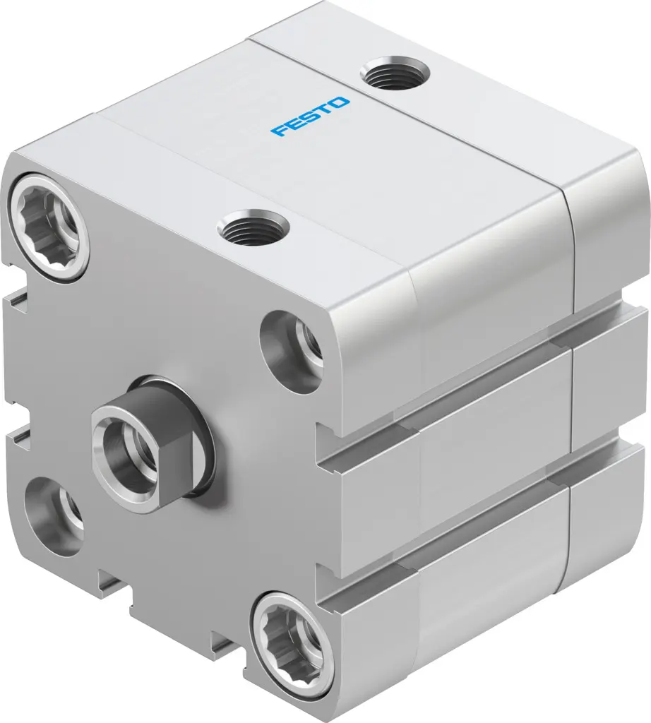 Produktfoto 1 von Festo ADN 536322 Pneumatikzylinder 15 mm Doppeltwirkend, Bohrung Ø 50 mm, bis 10 bar