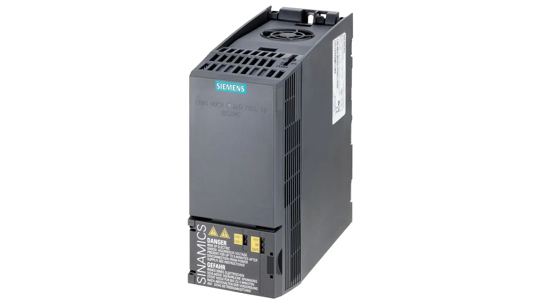 Produktfoto 1 von Siemens SINAMICS G120C 3-Phasen Frequenzumrichter 0.75 kW 480 V 4.4 A 550Hz