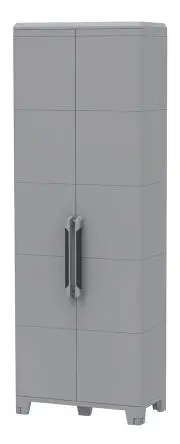 Produktfoto 1 von RS PRO Aufbewahrungsschrank Typ Umwandlung modular Freistehend 2 Tür/en 4 Regal/e 2250 mm 780 mm Ja 430 mm Kunststoff
