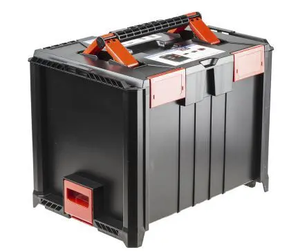 Produktfoto 1 von RS PRO SSC3 Wasserbeständig ABS Kunststoff Wasserdicht Transportkoffer Rot, Schwarz 335 mm 464 mm 362 mm