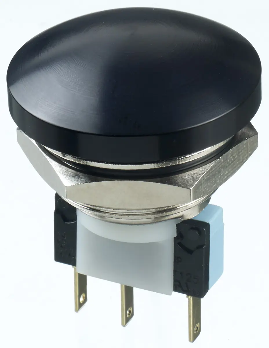 Produktfoto 1 von APEM AV Druckschalter Tastend Panel Ø 22.2 mm, 1-poliger Umschalter / 5 A 250 V ac, IP65