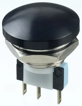 Produktfoto 1 von APEM AV Druckschalter Tastend Panel Ø 22.2 mm, 1-poliger Umschalter / 5A 250 V ac, IP65