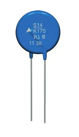 Produktfoto 1 von TDK Advanced Metalloxid-Varistor, 400 pF, 470 V / 50 A 775 V, 6000 A max., Ø 14 mm, 5.6 mm, L. 15.5 mm