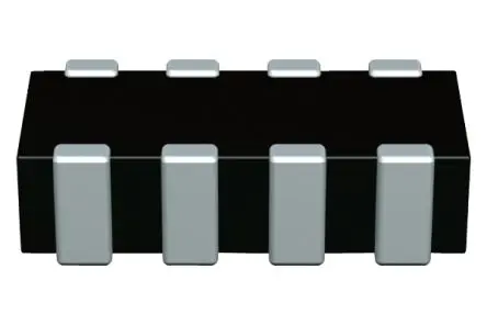 Produktfoto 1 von TDK Zenerdiode Array 4 Element/Chip Oberfläche, 0612 8-Pin