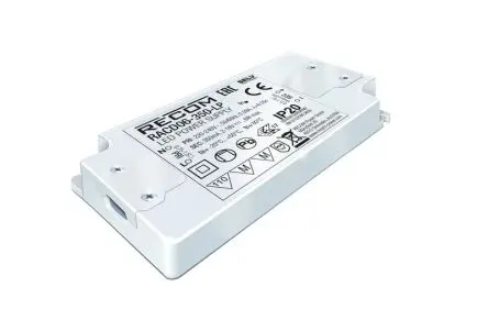 Produktfoto 1 von Recom LED-Treiber, 6 W 264V ac LED-Treiber 350mA, Ausgang 18V dc, 2 V dc