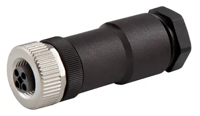 Produktfoto 1 von Murrelektronik Limited 7000 M12 Rundsteckverbinder Buchse 4-polig Buchse 12A IP40