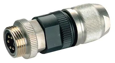 Murrelektronik Limited 7000 7/8 in Rundsteckverbinder Stecker 5-polig Buchse 10A Kabel IP65, IP40