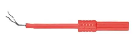 Produktfoto 1 von Schutzinger 4 mm Buchse Rot Prüfbuchse, Kontakt Nickel, 600V 1A Lot