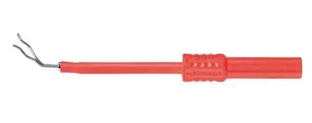 Produktfoto 1 von Schutzinger 4 mm Buchse Rot Prüfbuchse, Kontakt Nickel, 600V 1A Lot