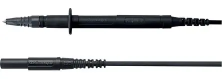 Produktfoto 1 von Schutzinger Prüfspitze mit 4-mm-Sicherheitsstecker, Prüfspitze CAT IV 16A