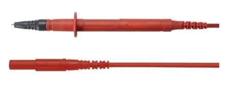 Produktfoto 1 von Schutzinger Prüfspitze mit 4-mm-Sicherheitsstecker, Prüfspitze CAT IV 16A