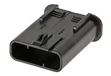 Molex 201840 Kompakter Stromversorgungssteckverbinder, 3, Gold Crimpbefestigung, Kabel 40A, 1 kV ac/dc