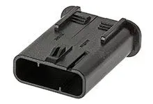 Produktfoto 1 von Molex 201840 Kompakter Stromversorgungssteckverbinder, 3, Gold Crimpbefestigung, Kabel 40A, 1kV ac/dc