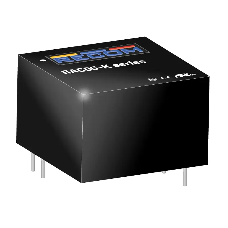Recom RAC05-K Schaltnetzteil, 3.3V dc / 1.52A 5W 85 → 264V ac Gekapselt, Durchsteckmontage