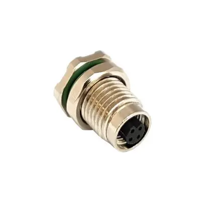 Produktfoto 1 von Bulgin M5, 4-polig Sensor-Betätigungselementkabel, Gerade Buchse 34 / Nicht abgeschlossen