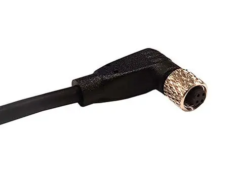 Produktfoto 1 von Bulgin M5, 34-polig Sensor-Betätigungselementkabel, Rechtwinklig Buchse 3 / Freies Ende Nicht abgeschlossen