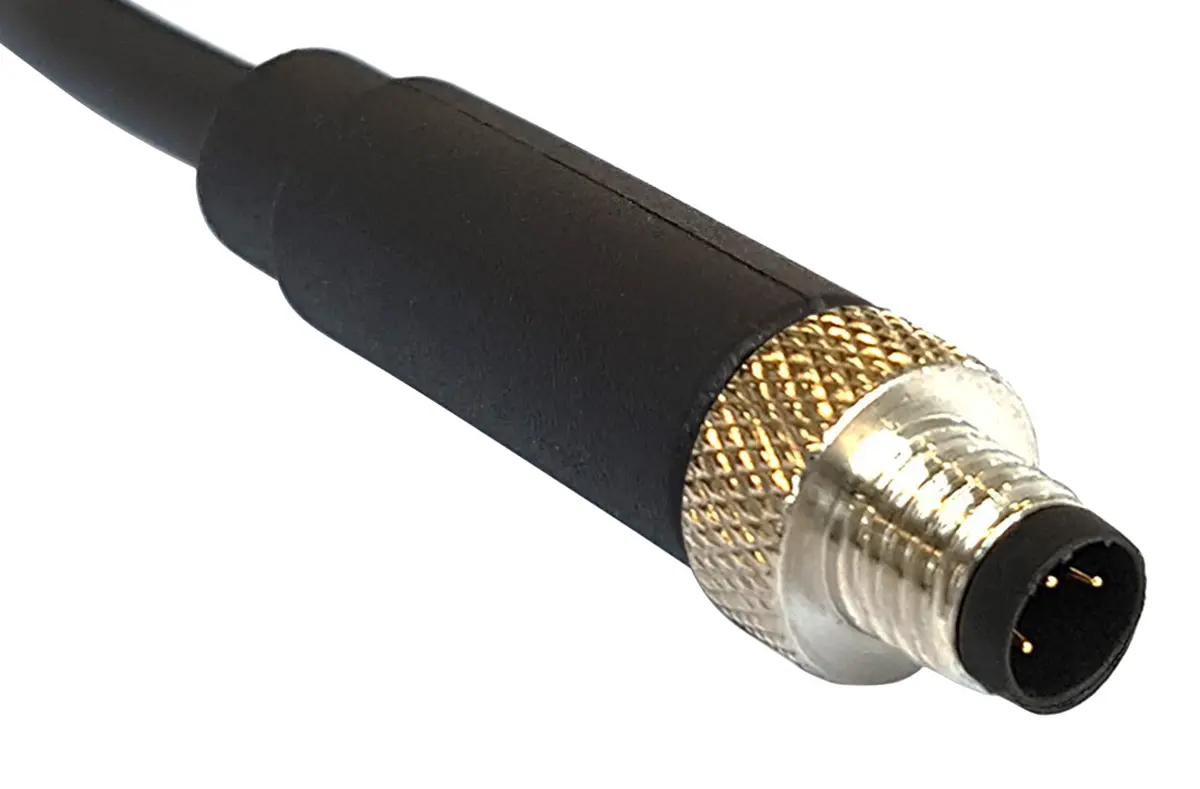 Bulgin M8 Sensor-Betätigungselementkabel, Gerade Stecker 5 / Freies Ende Nicht abgeschlossen