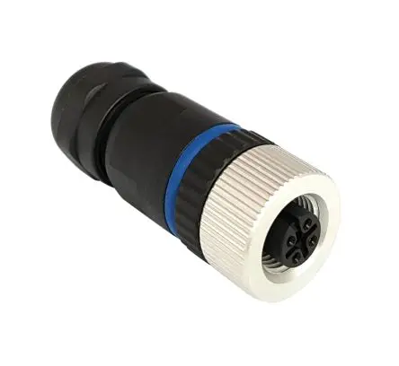 Produktfoto 1 von Bulgin Buccaneer M12 20 M12 Rundsteckverbinder Buchse 4-polig Buchse 4A Kabel IP67
