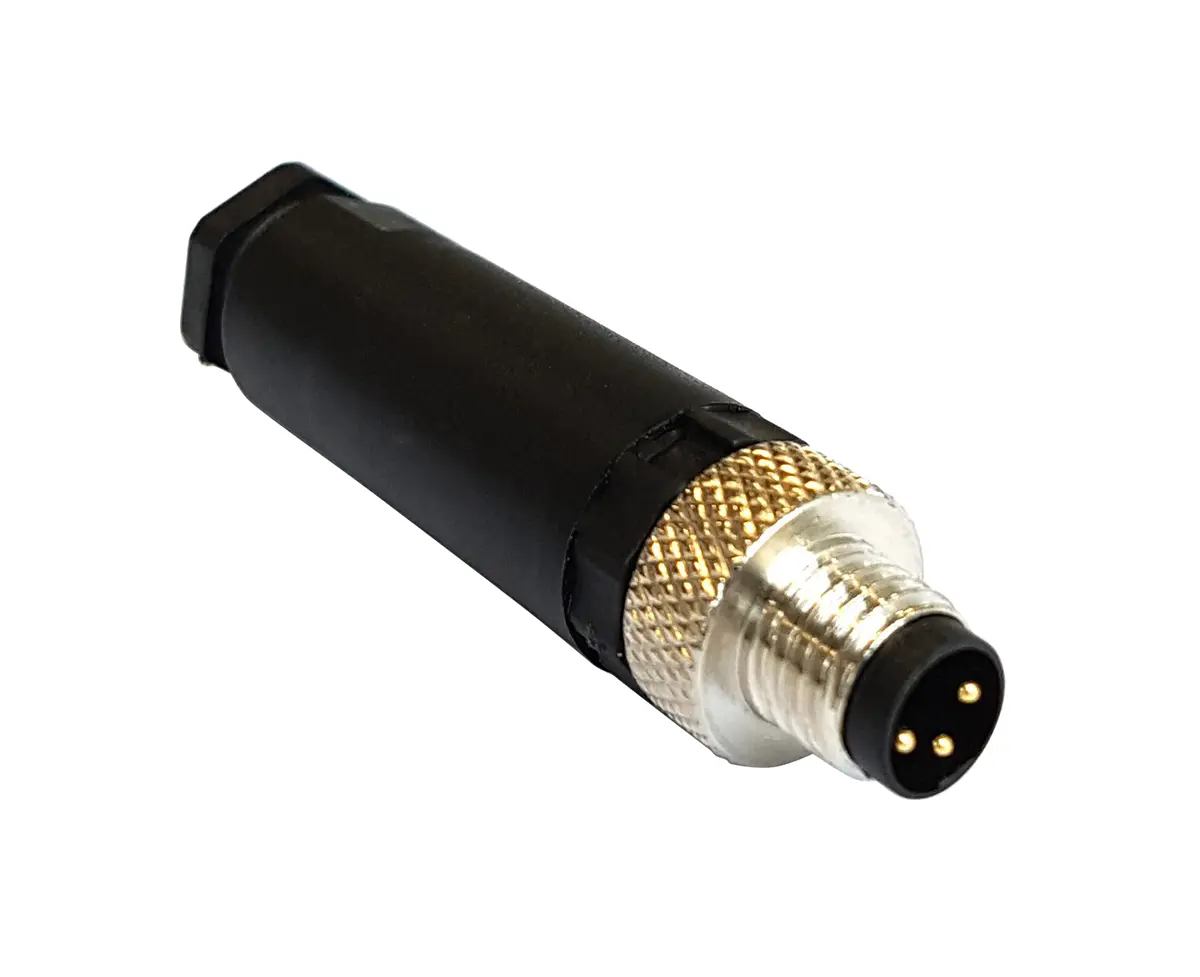 Produktfoto 1 von Bulgin Buccaneer M8 12 M8 Rundsteckverbinder Stecker 3-polig Stecker 3A Inline IP40