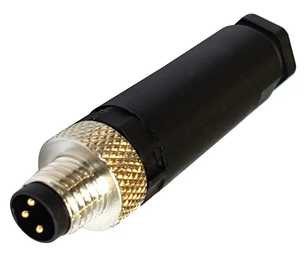Produktfoto 1 von Bulgin Buccaneer M8 12 M8 Rundsteckverbinder Stecker 4-polig Stecker 3A Inline IP40