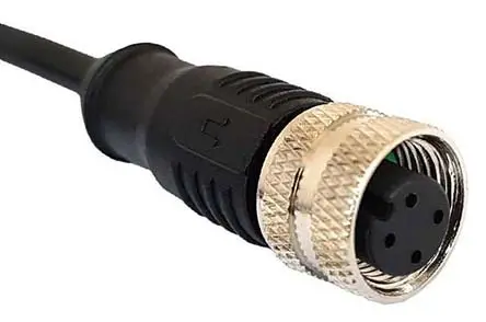 Produktfoto 1 von Bulgin M12, 8-polig Sensor-Betätigungselementkabel, Gerade Buchse / Freies Ende Nicht abgeschlossen