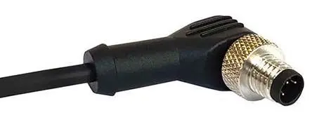 Produktfoto 1 von Bulgin M12, 12-polig Sensor-Betätigungselementkabel, Rechtwinklig Stecker 12 / Nicht abgeschlossen, Länge 1 m