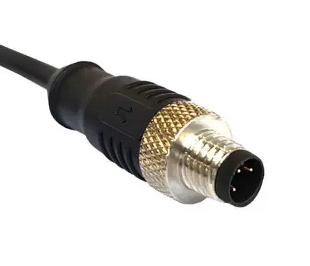 Produktfoto 1 von Bulgin M12, 5-polig Sensor-Betätigungselementkabel, Gerade Stecker 3 / Freies Ende Nicht abgeschlossen, Länge 1 m
