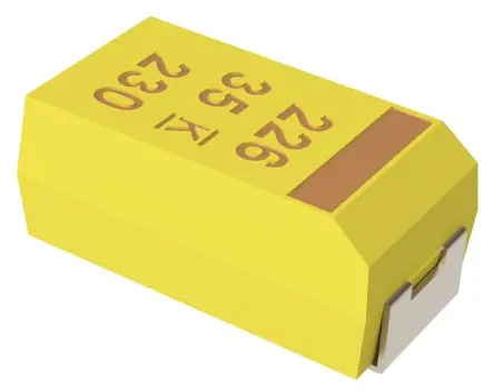 Produktfoto 1 von KEMET T491 Tantal-Elektrolytkondensator, MnO2, 22 μF, 50V dc, Oberfläche, -20 %, Gehäuse 7343-43, 125 °C