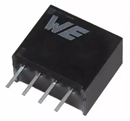 Produktfoto 1 von Wurth Elektronik DC/DC-Wandler Isoliert, ungeregelt 1-Kanal, 0mA 105 kHz SIP 4-Pin Fest