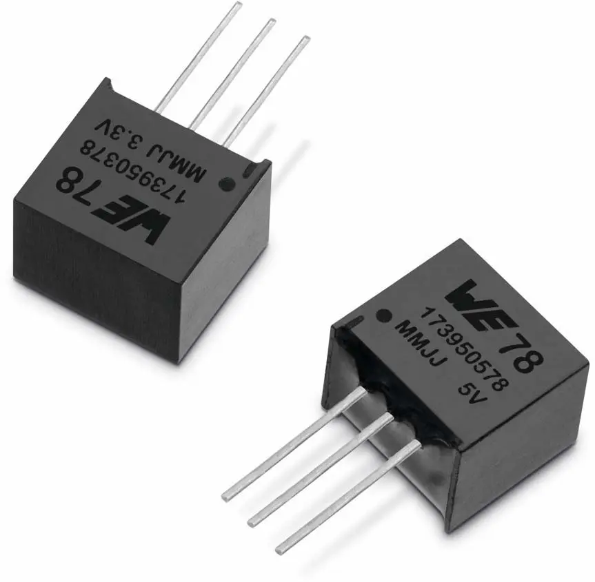 Produktfoto 1 von Wurth Elektronik Spannungsregler 5 W 42V SIP, 3-Pin