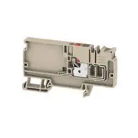 Produktfoto 1 von Weidmüller Anschlussklemmenblock DIN-Schiene 1 Beige, 6mm², 500V Einsteck-Anschluss