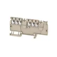 Produktfoto 1 von Weidmüller Anschlussklemmenblock DIN-Schiene 1 Beige, 1.5mm², 250V Einsteck-Anschluss