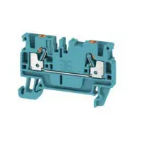 Weidmüller Anschlussklemmenblock DIN-Schiene 1 Blau, 2.5 mm², 800 V Einsteck-Anschluss