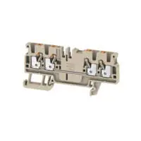Weidmüller Anschlussklemmenblock DIN-Schiene 1 Beige, 2.5 mm², 800 V Einsteck-Anschluss IECEx/ATEX