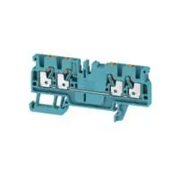 Weidmüller Anschlussklemmenblock DIN-Schiene 1 Blau, 2.5 mm², 800 V Einsteck-Anschluss