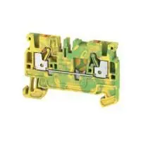 Produktfoto 1 von Weidmüller Anschlussklemmenblock DIN-Schiene 1 Grün, Gelb, 2.5mm², 800V Einsteck-Anschluss