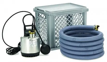Produktfoto 1 von Xylem Wasserpumpe, 135l/min max., 0.25kW / 230V, 240 V bis 7 m max. Edelstahl