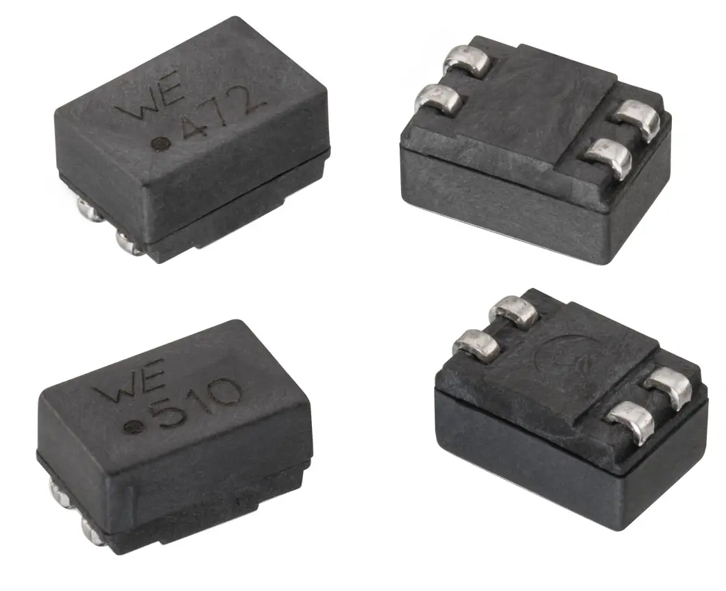 Produktfoto 1 von Wurth Elektronik WE-SL2 Drosselspule Ja, 4.7 mH 500 mA AEC-Q200 mit Ferrit-Kern ±50 % Doppelt 9.2 mm, 100 kHz