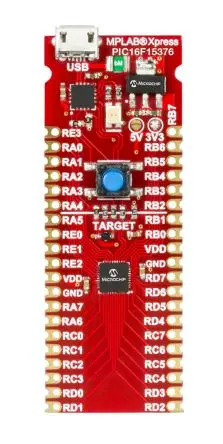 Produktfoto 1 von Microchip MPLAB Xpress PIC16F15376 MCU, Evaluierungsplatine Evaluierungsplatine 8-bit-MCU PIC PIC16F15376