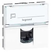 Produktfoto 1 von Legrand MOSAIC Telefondose Weiß