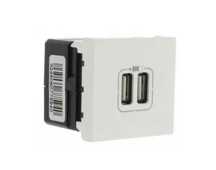 Legrand MOSAIC USB-Buchse USB 2-fach Innen Weiß / 1.5A